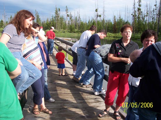 2006 family reunion in Yellowstone National Park